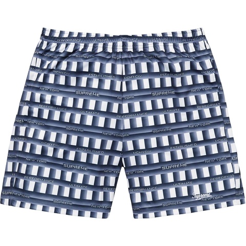Supreme Grid Soccer Short - Navy