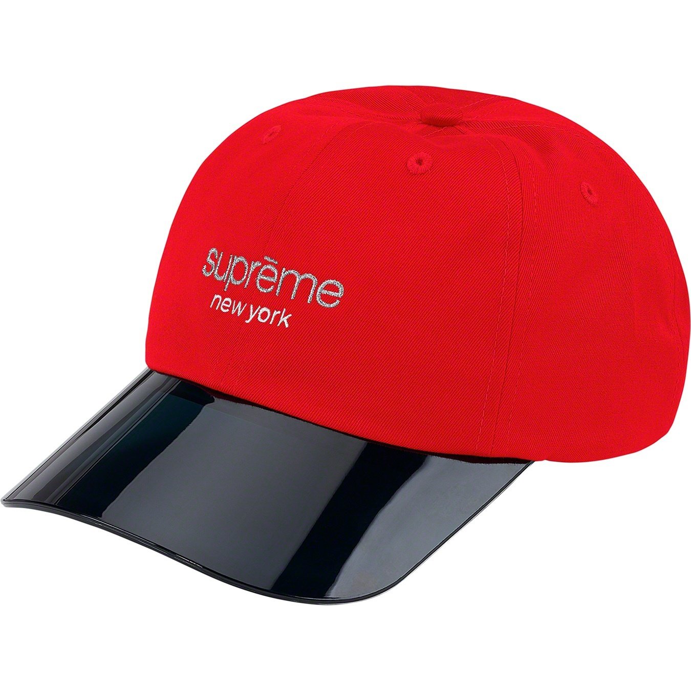 Supreme Acrylic Visor 6-Panel (SS20) - Red - $54