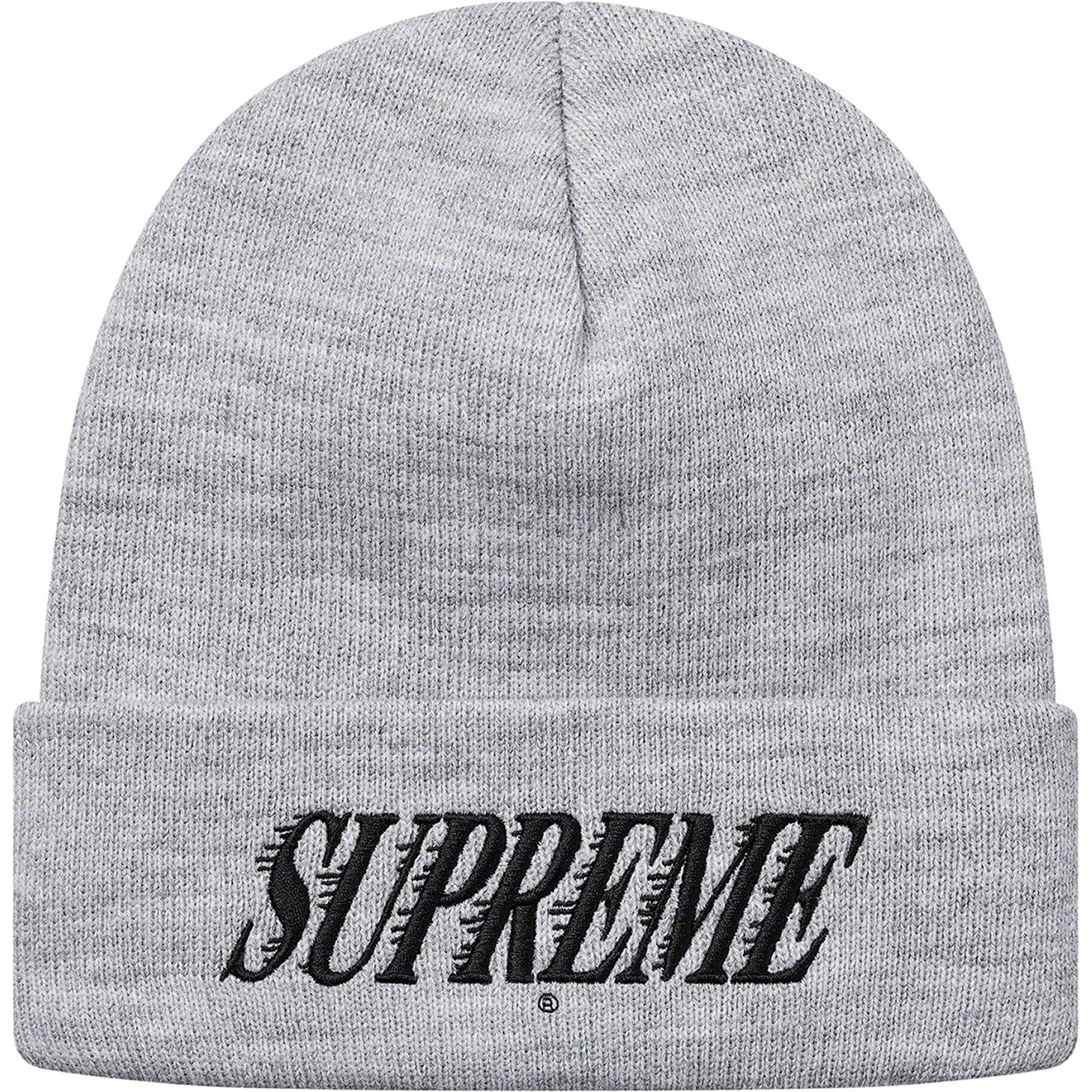 Supreme Crossover Beanie (SS20) - Heather Grey - $34