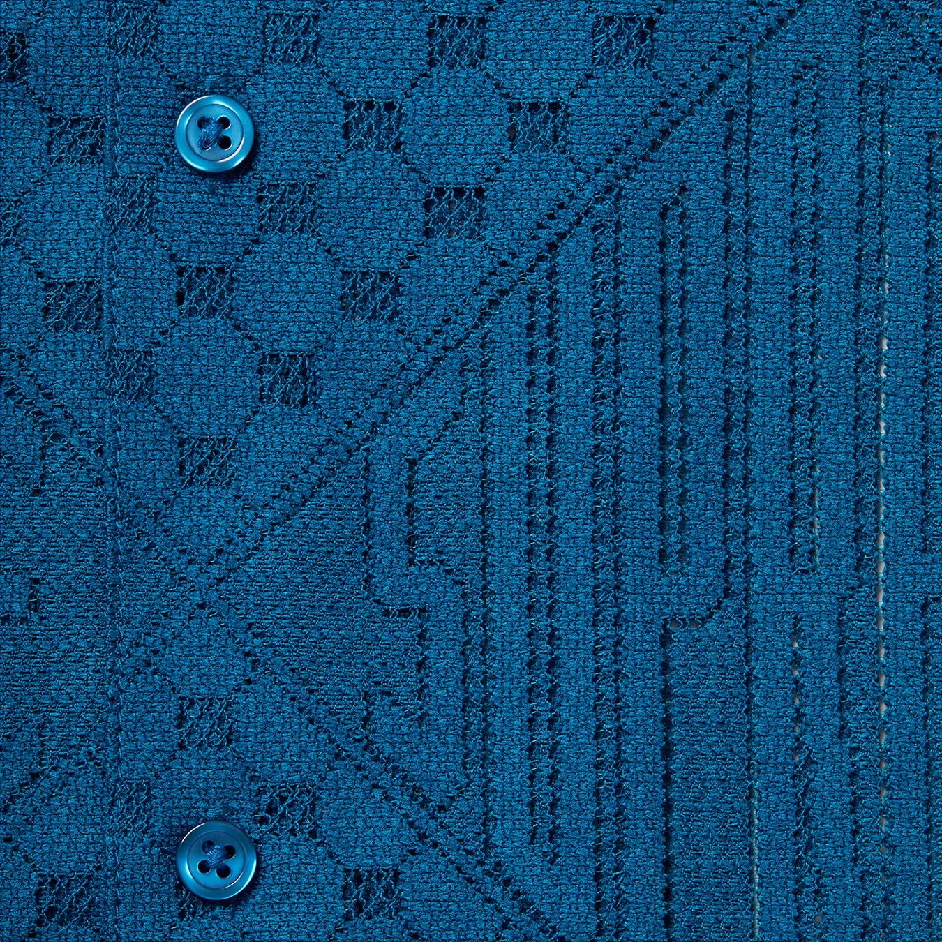 Supreme Lace S S Shirt (SS20) - Dark Teal - $128