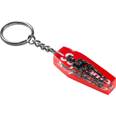 Supreme Skeleton Keychain - Red
