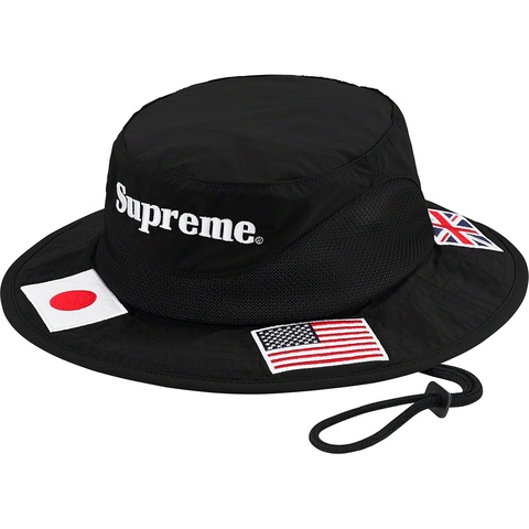 Supreme Flags Boonie \"ハット　シュプリーム SS20 Supreme Flags Boonie - フラッグス ブーニー ハット 国旗