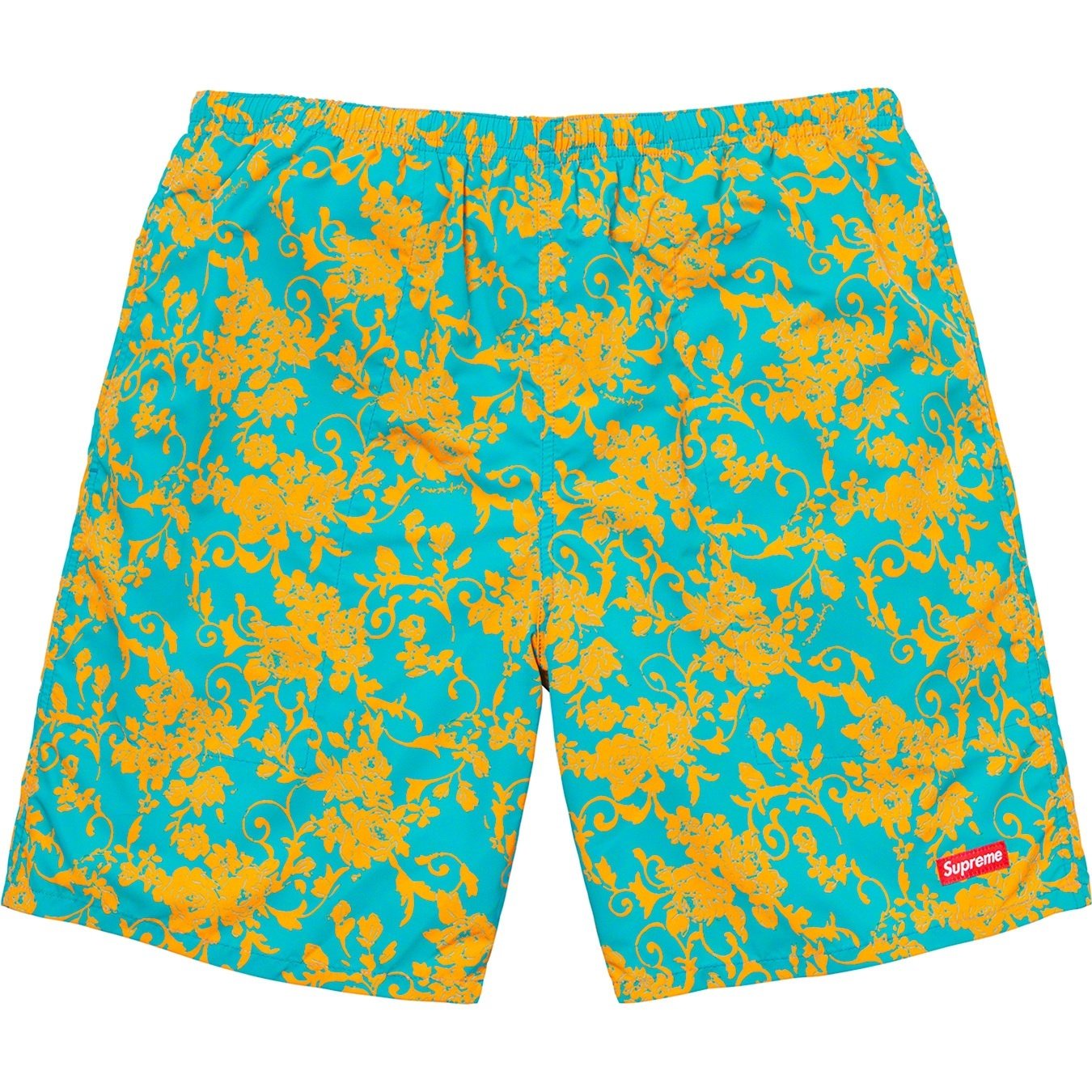 Supreme Nylon Water Short (SS20) - Teal Floral - $110