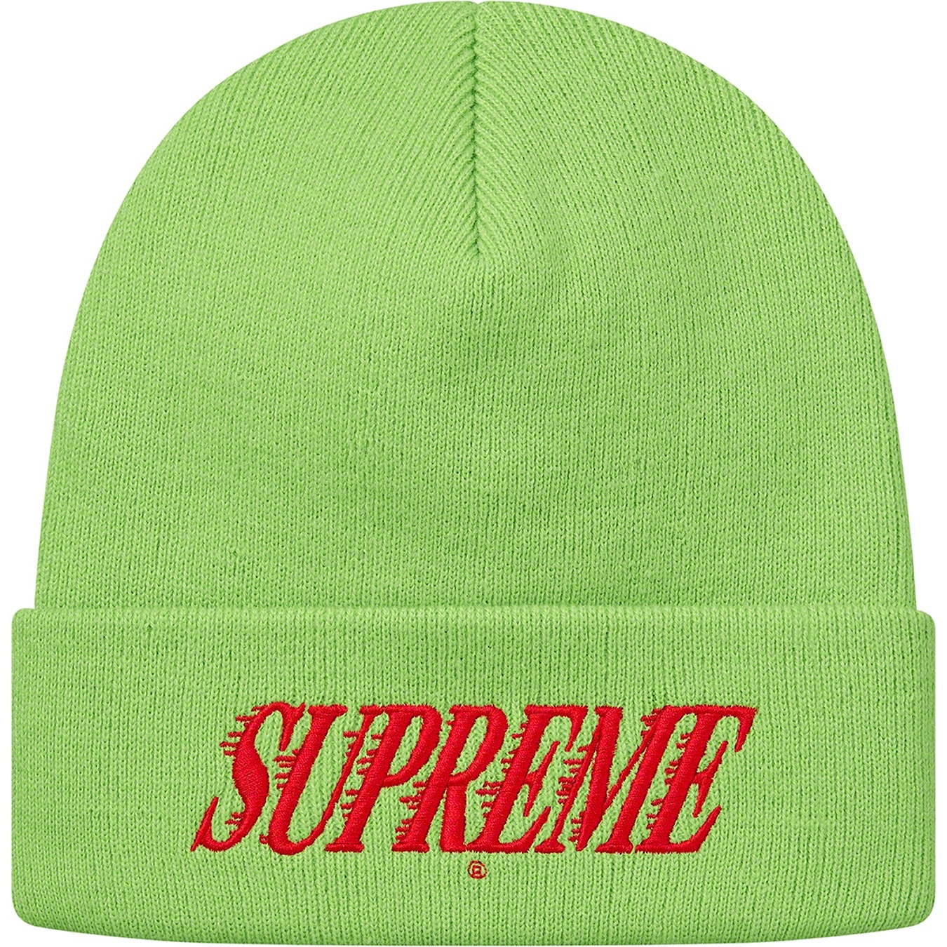 Supreme Crossover Beanie (SS20) - Lime - $34