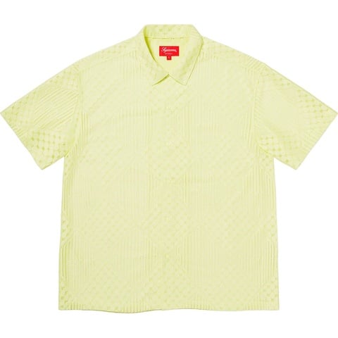 Supreme Lace S/S Shirt - Pale Yellow