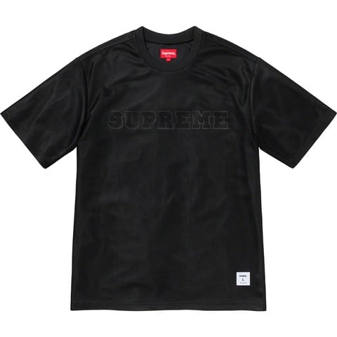 Supreme Dazzle Mesh S/S Top - Black
