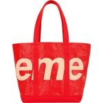 Supreme Raffia Tote (SS20) - Red