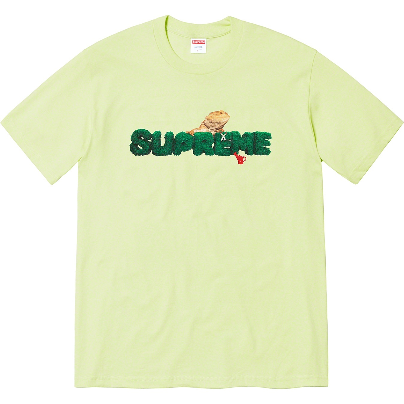Supreme Lizard Tee (SS20) - Pale Mint - $38
