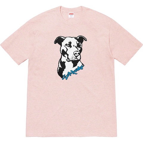 Supreme Pitbull Tee - Heather Pink