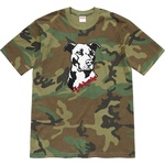 Supreme Pitbull Tee (SS20) - Woodland Camo