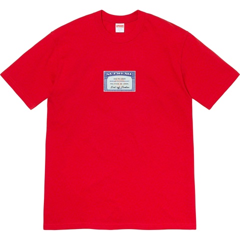 Supreme Social Tee - Red