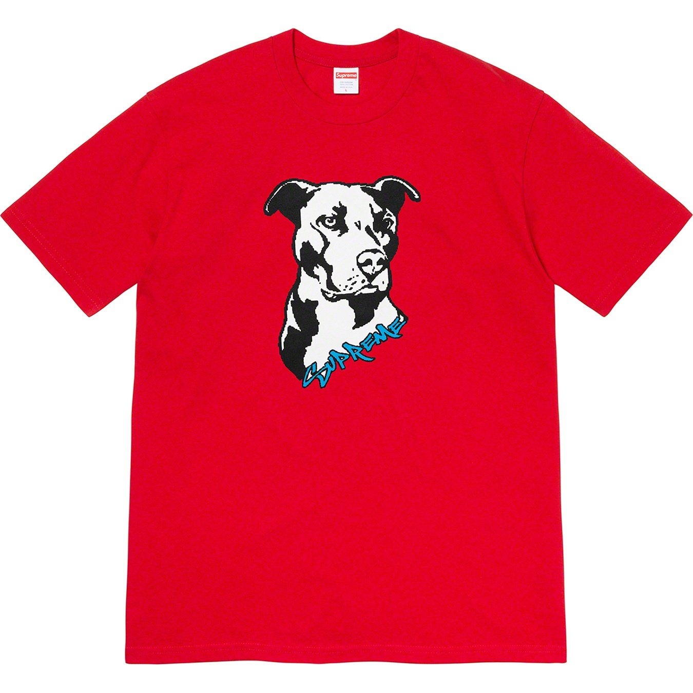 Supreme Pitbull Tee (SS20) - Red - $38