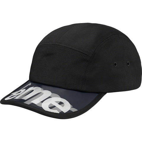 Supreme Lenticular Visor Camp Cap - Black