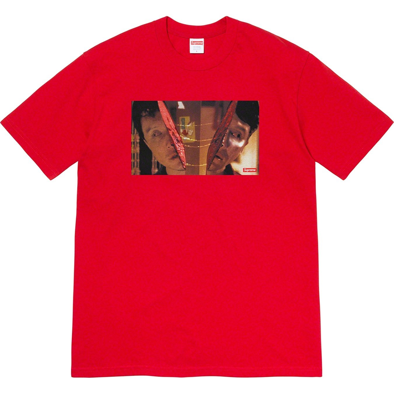 Supreme Split Tee (SS20) - Red - $44