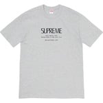 Supreme Anno Domini Tee (SS20) - Heather Grey