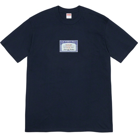 Supreme Social Tee - Navy