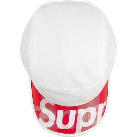 Supreme Lenticular Visor Camp Cap - White