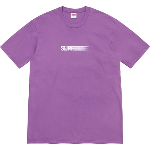 Supreme Motion Logo Tee - Purple