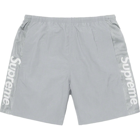 Supreme Mesh Panel Water Short - Grey