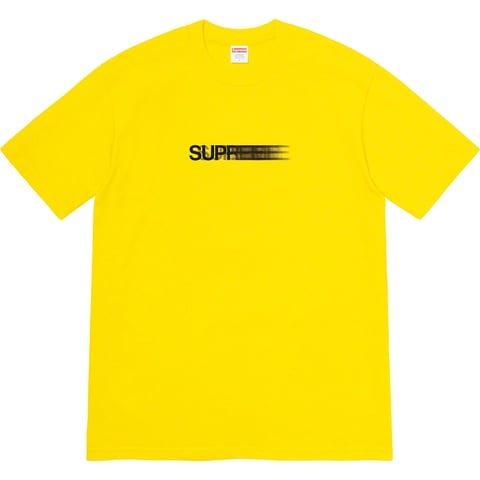 Supreme Motion Logo Tee - Yellow