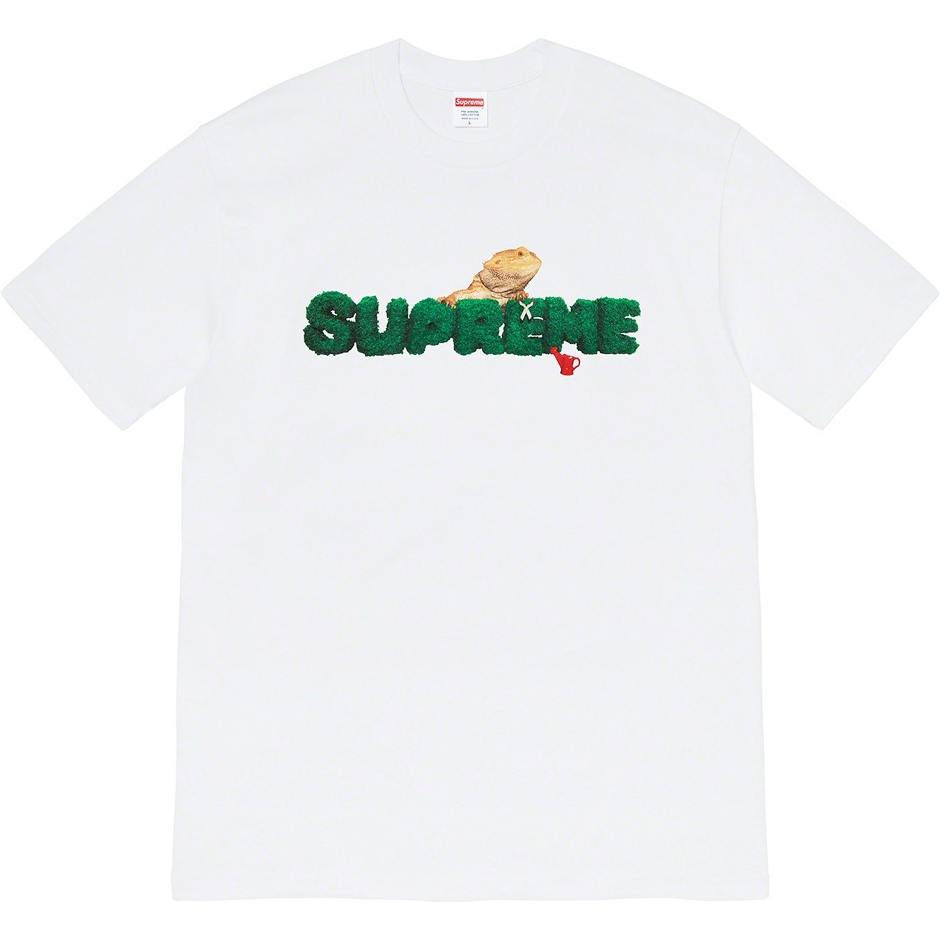 Supreme Lizard Tee (SS20) - White - $38