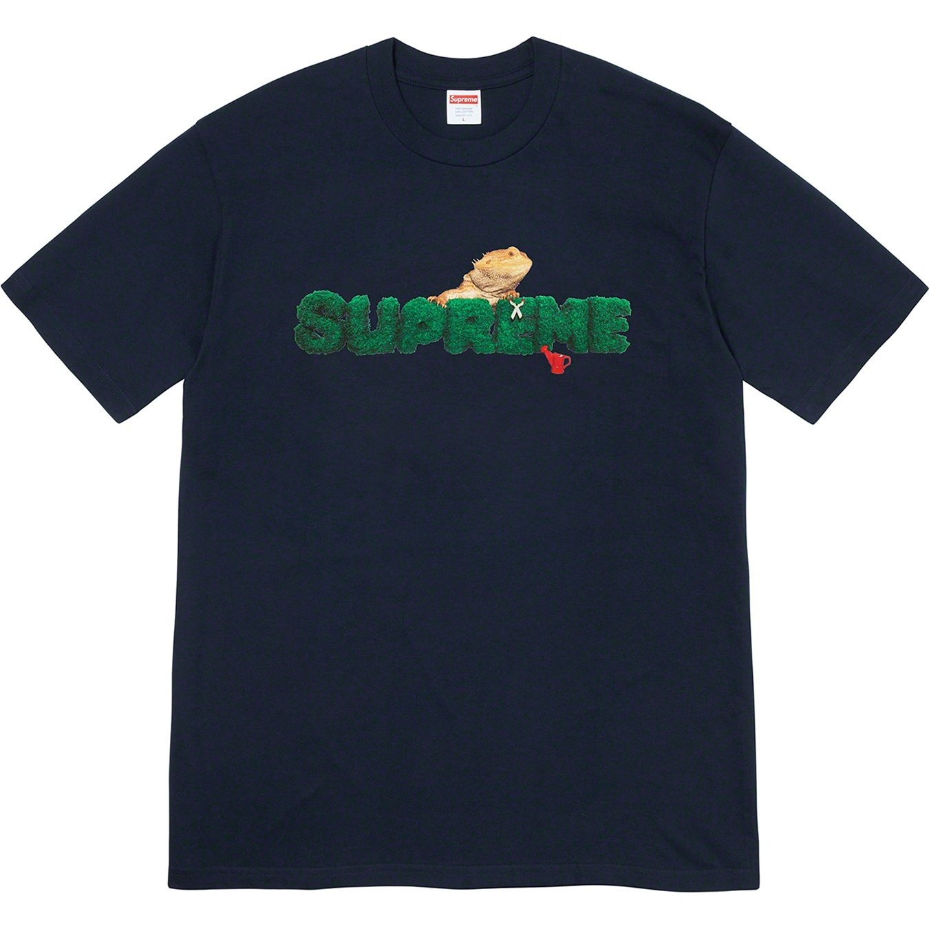 Supreme Lizard Tee (SS20) - Navy - $38