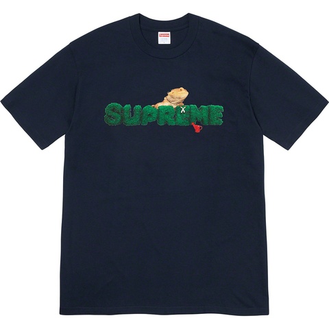 Supreme Lizard Tee - Navy