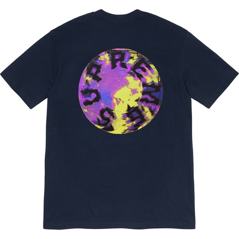 Supreme Marble Tee - Navy
