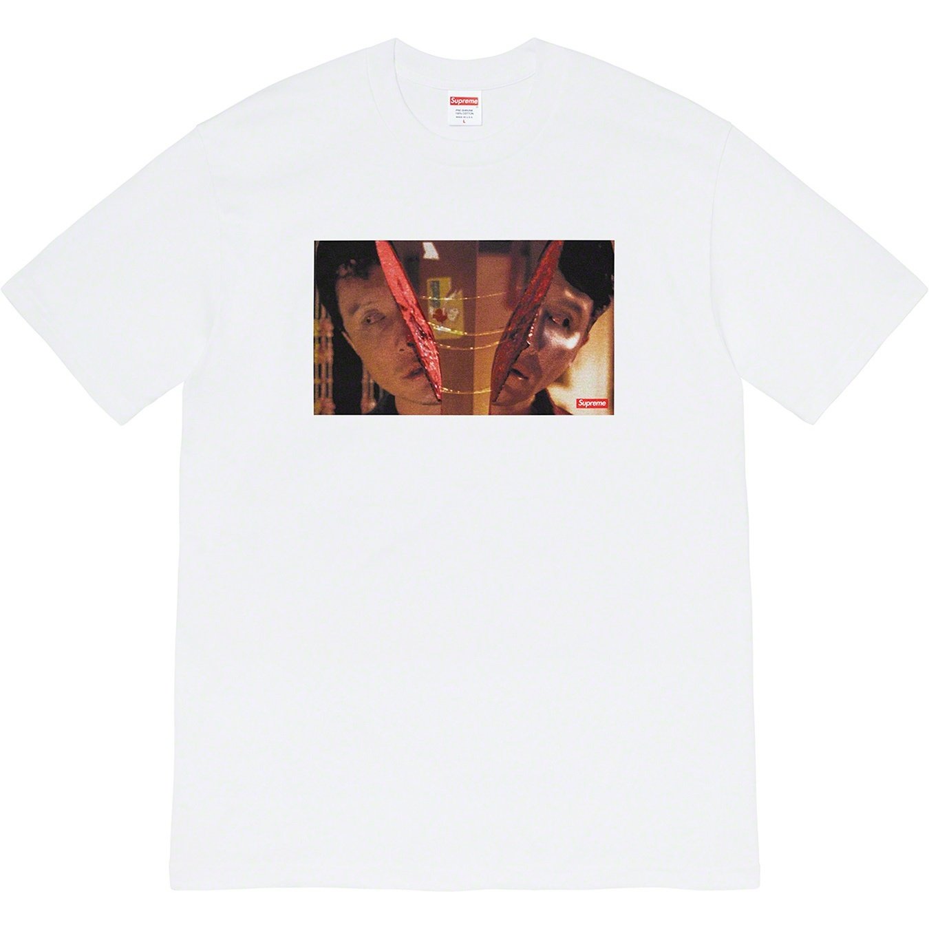 Supreme Split Tee (SS20) - White - $44