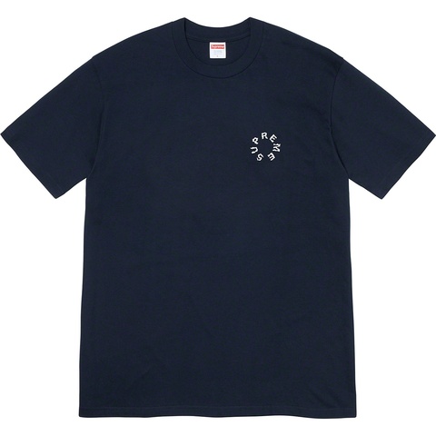 Supreme Marble Tee - Navy