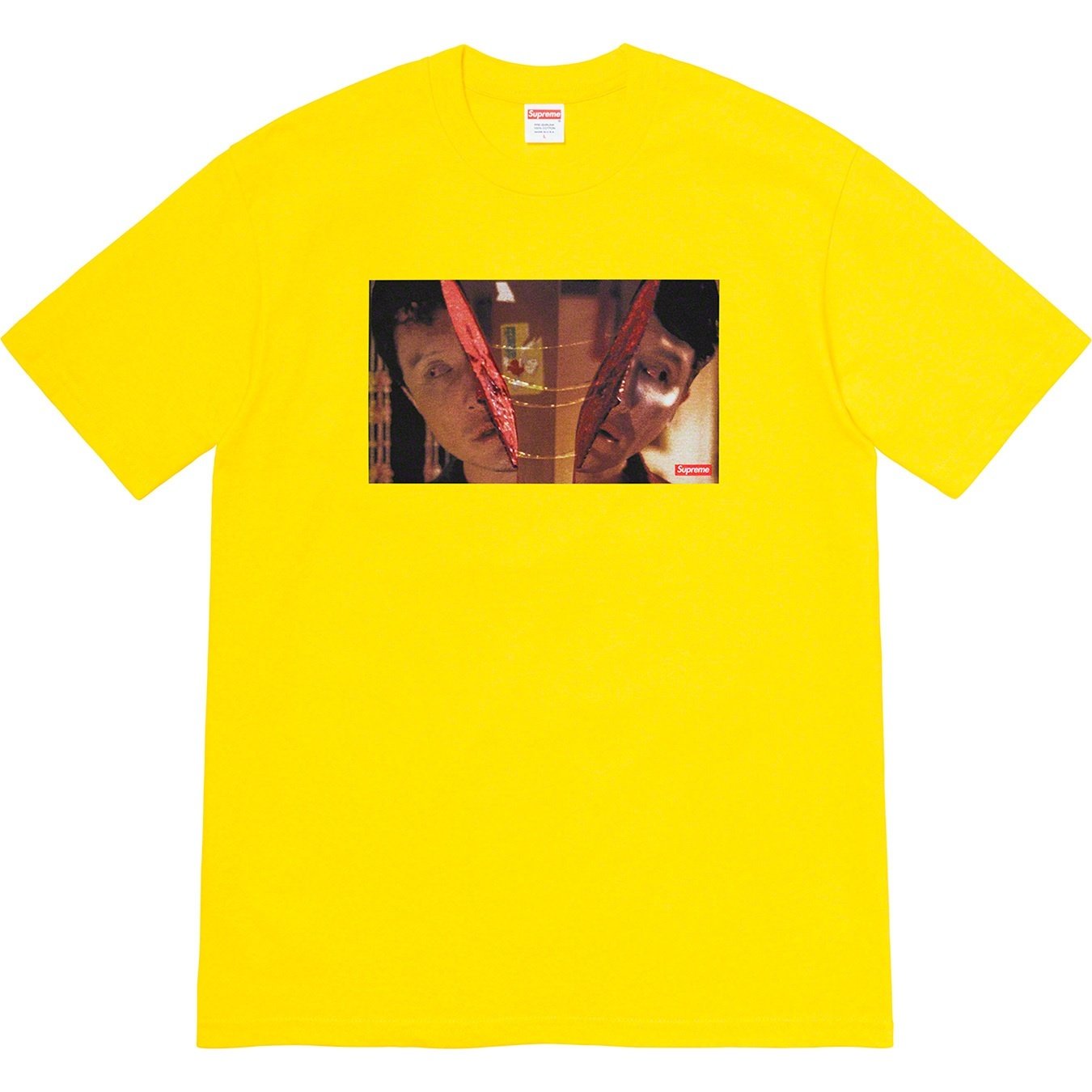 Supreme Split Tee (SS20) - Yellow - $44