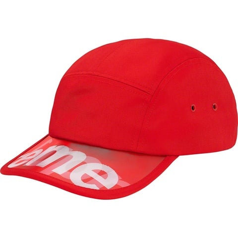 Supreme Lenticular Visor Camp Cap - Red