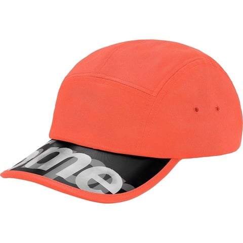 Supreme Lenticular Visor Camp Cap - Neon Orange