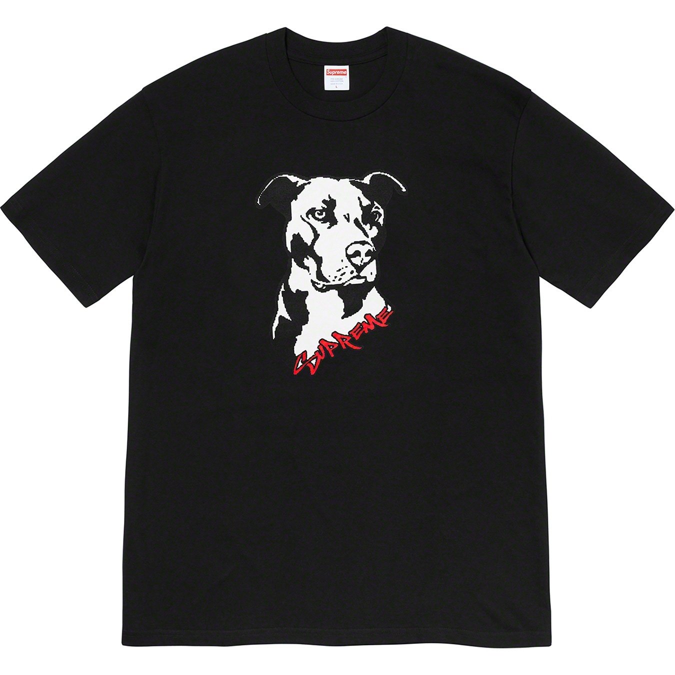 Supreme Pitbull Tee (SS20) - Black - $38