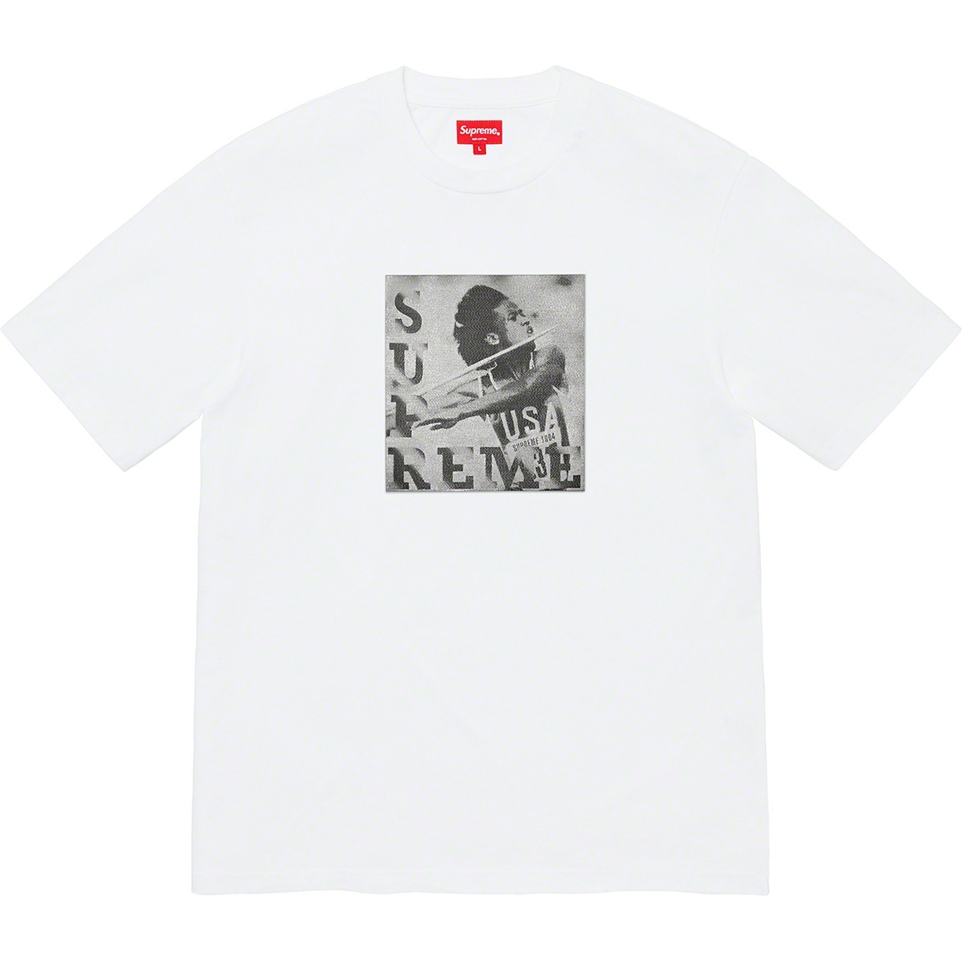 Supreme Javelin Label S S Top (SS20) - White - $88