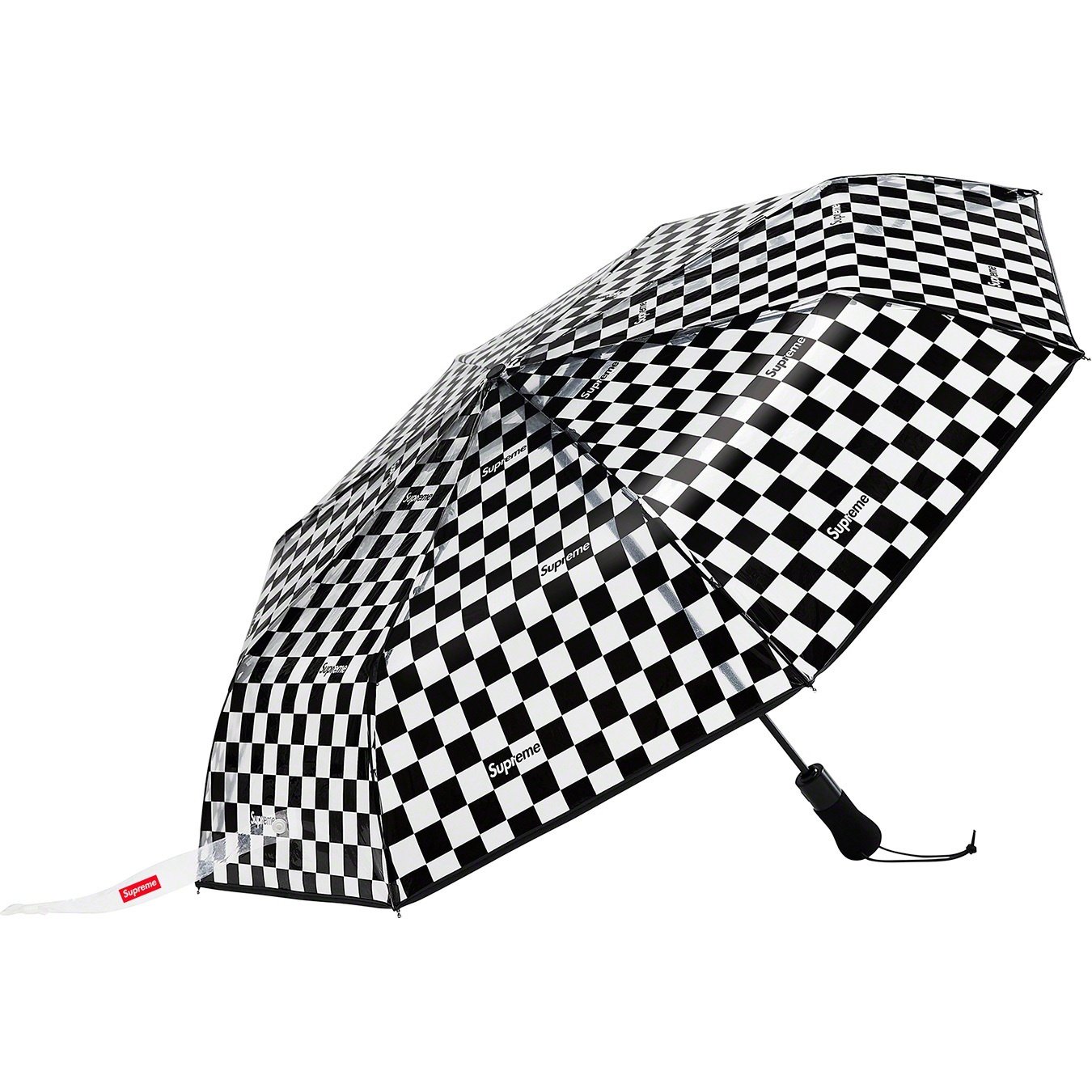 Supreme Supreme ShedRain Transparent Checkerboard Umbrella (SS20) - Black - $58