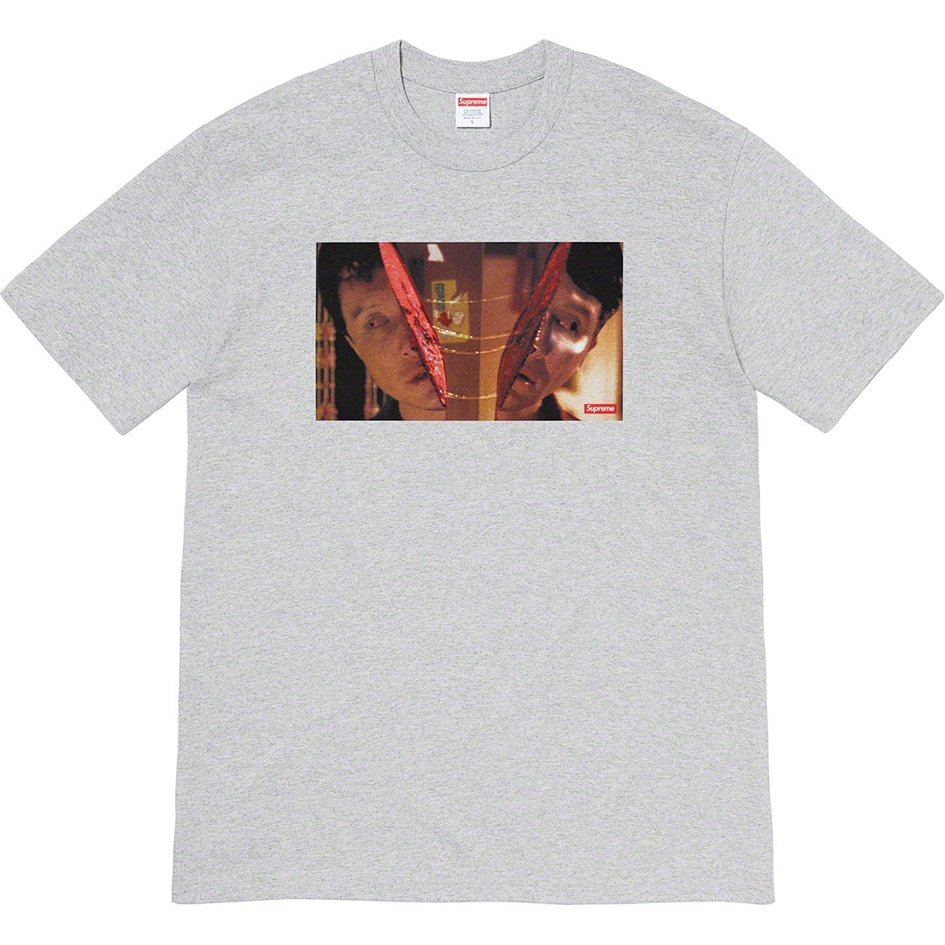 Supreme Split Tee (SS20) - Heather Grey - $44