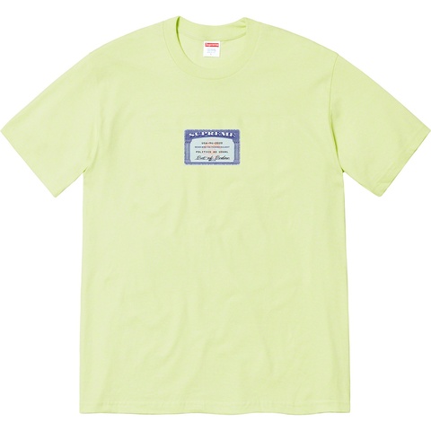 Supreme Social Tee - Pale Mint