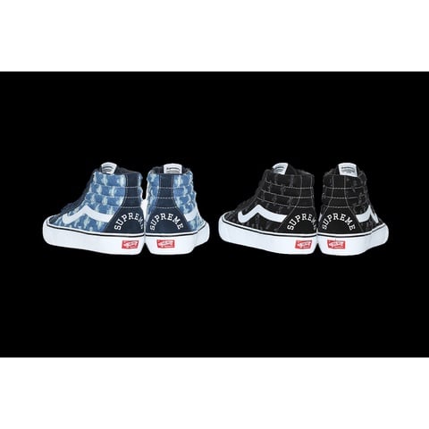 Supreme Supreme®/Vans® Hole Punch Denim Sk8-Hi Pro - Colorway
