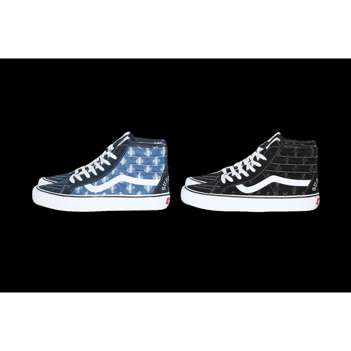 Supreme®/Vans® Hole Punch Denim Sk8-Hi Pro - Supreme