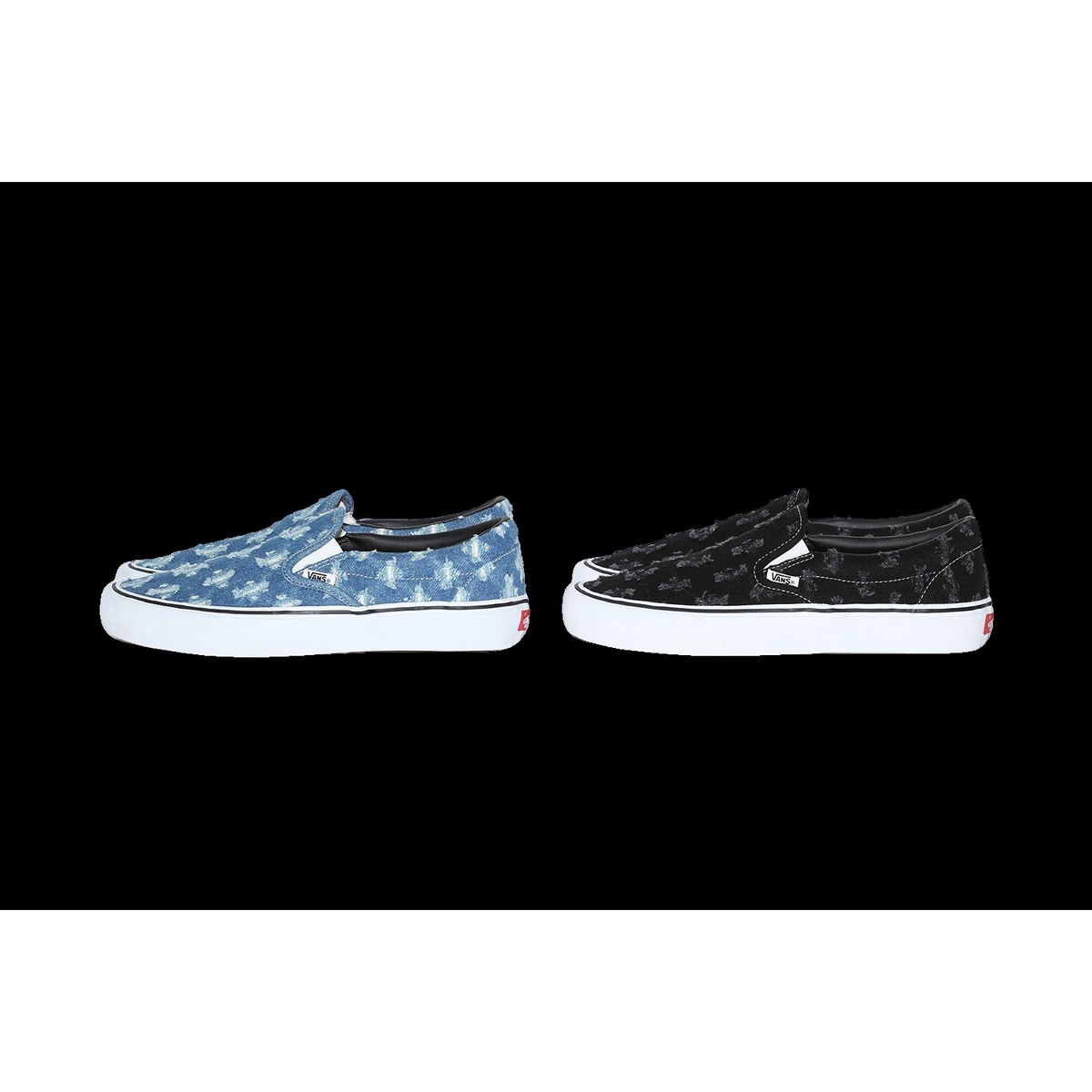 Supreme®/Vans® Hole Punch Denim Slip-On Pro - Supreme