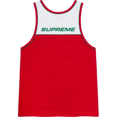 Supreme Piping Tank Top - Red
