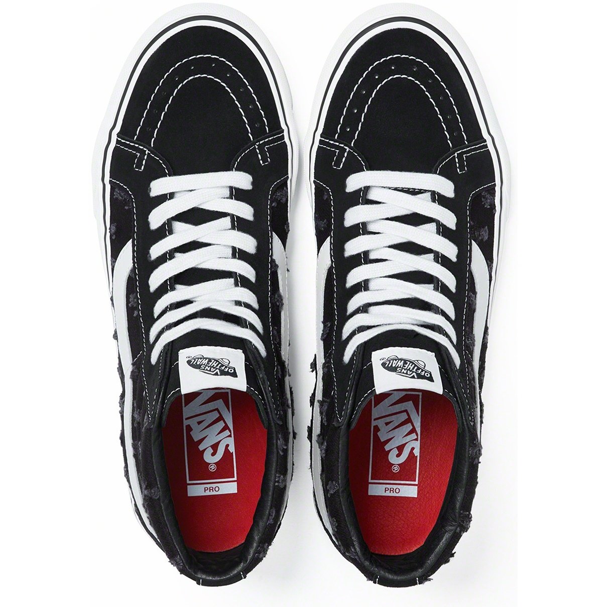 Supreme Supreme Vans Hole Punch Denim Sk8-Hi Pro (SS20) - Black - $110
