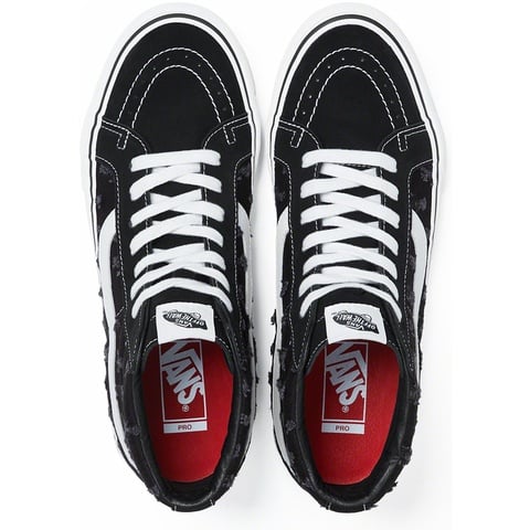 Supreme Supreme®/Vans® Hole Punch Denim Sk8-Hi Pro - Black
