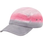 Supreme Embossed Denim Camp Cap (SS20) - Pink Dip Dye