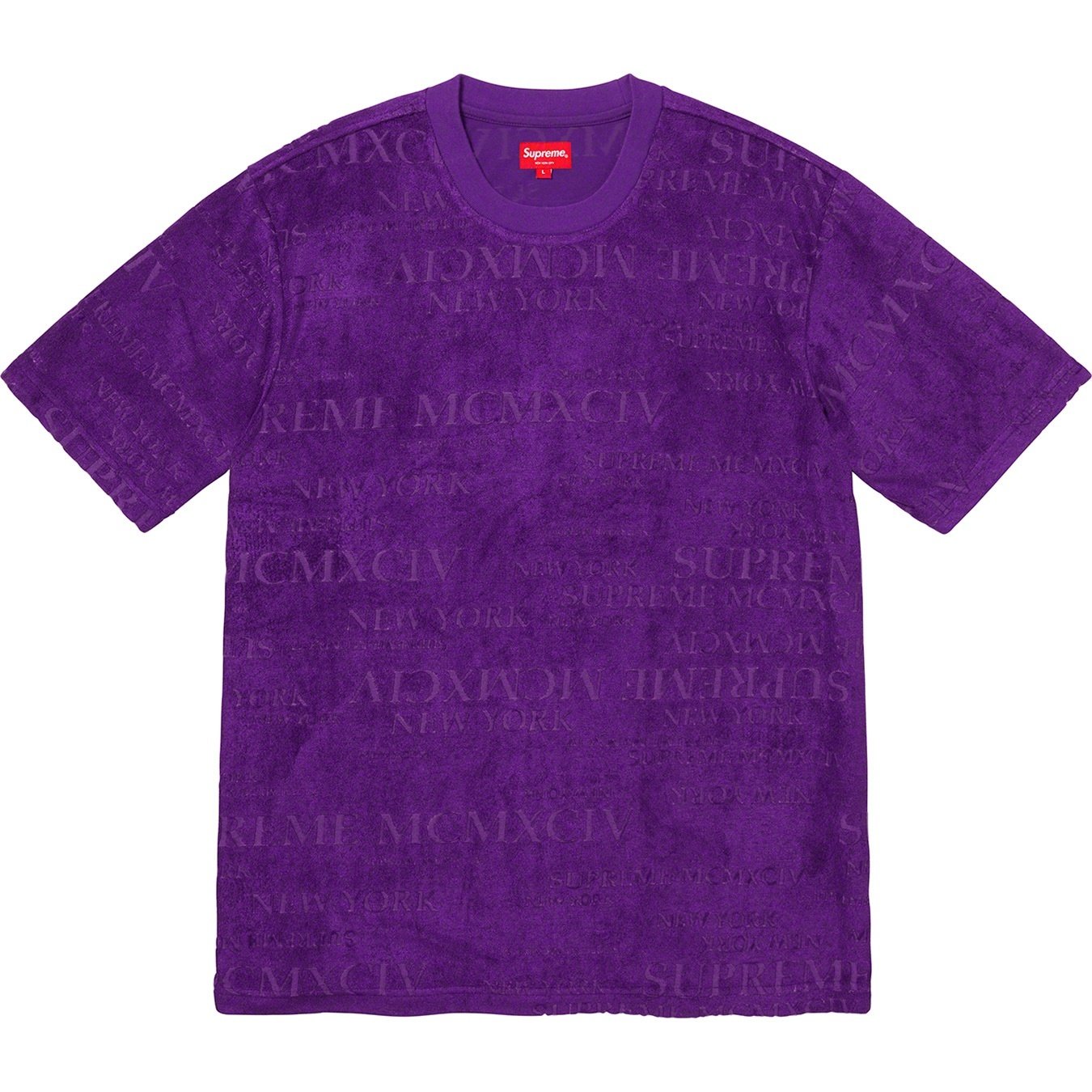 Supreme MCMXCIV Terry S S Top (SS20) - Purple - $88
