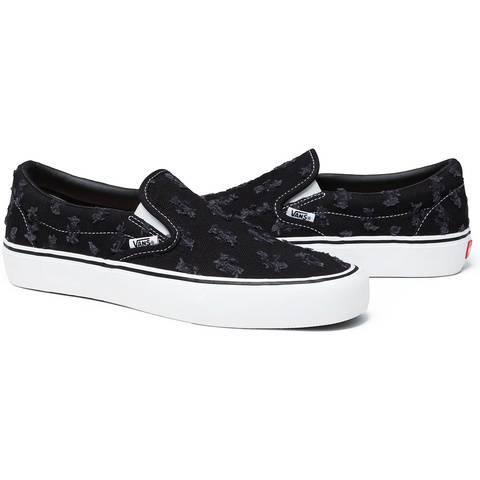 Supreme Supreme®/Vans® Hole Punch Denim Slip-On Pro - Black