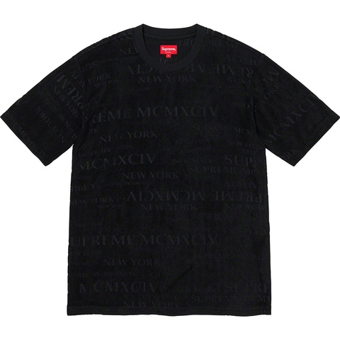 Supreme MCMXCIV Terry S/S Top - Black