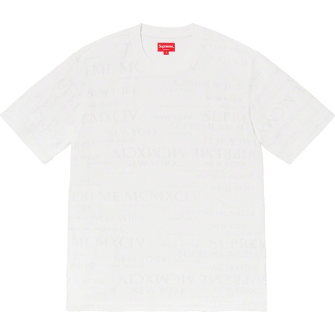 Supreme MCMXCIV Terry S/S Top - White