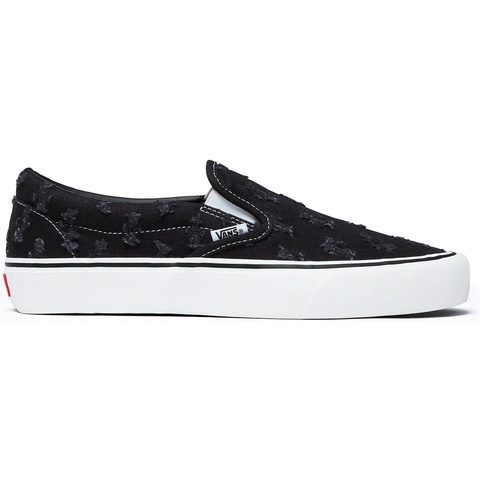 Supreme Supreme®/Vans® Hole Punch Denim Slip-On Pro - Black